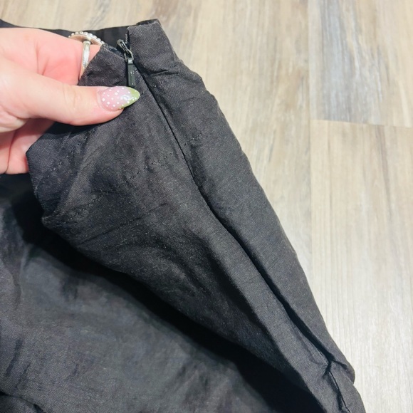 AU LIEU Womnes Grey Lined Skirt size 8 - Picture 4 of 4